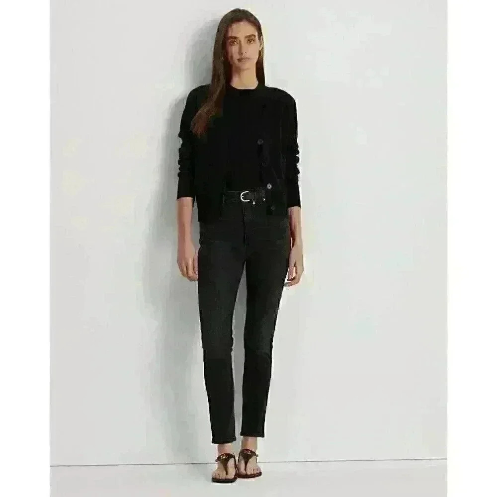NEW! Lauren Ralph Lauren Women's 22W High-Rise Skinny Ankle Jean NWT $115